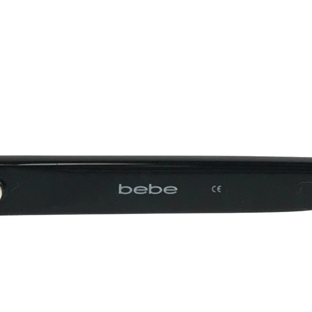 Bebe Eyeglasses Frames BB7186 001 JET TROUBLEMAKER Black Cheetah Print 56-17-135